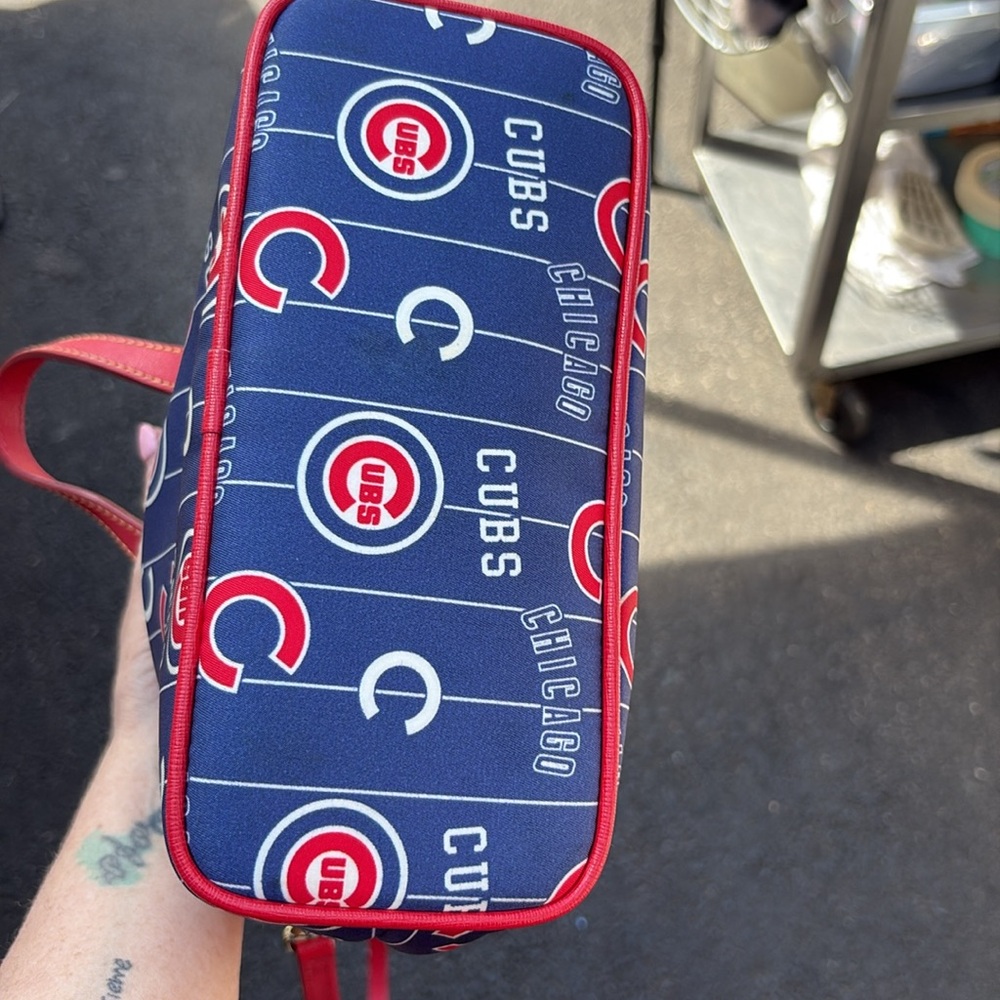 Dooney & Bourke Cubs Blue and Red Satchel - Picture 4 of 4